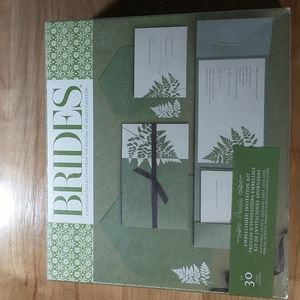 Brides magazine invitation kit